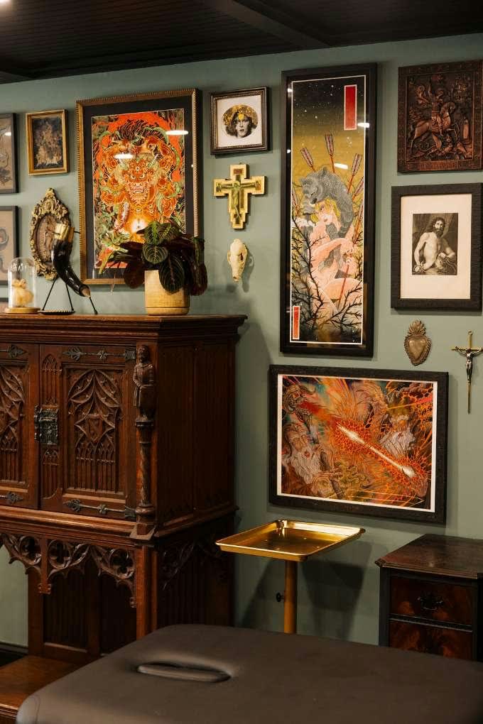 The front room at Pilgrimage Tattoo